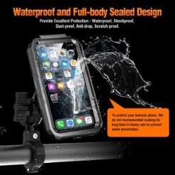 Coque Téléphone Vélo -Monde Electronique Support telephone velo Waccet resiste a leau