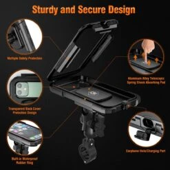 Support Téléphone Vélo Compatibilité Universelle -Monde Electronique Support telephone velo Waccet securise