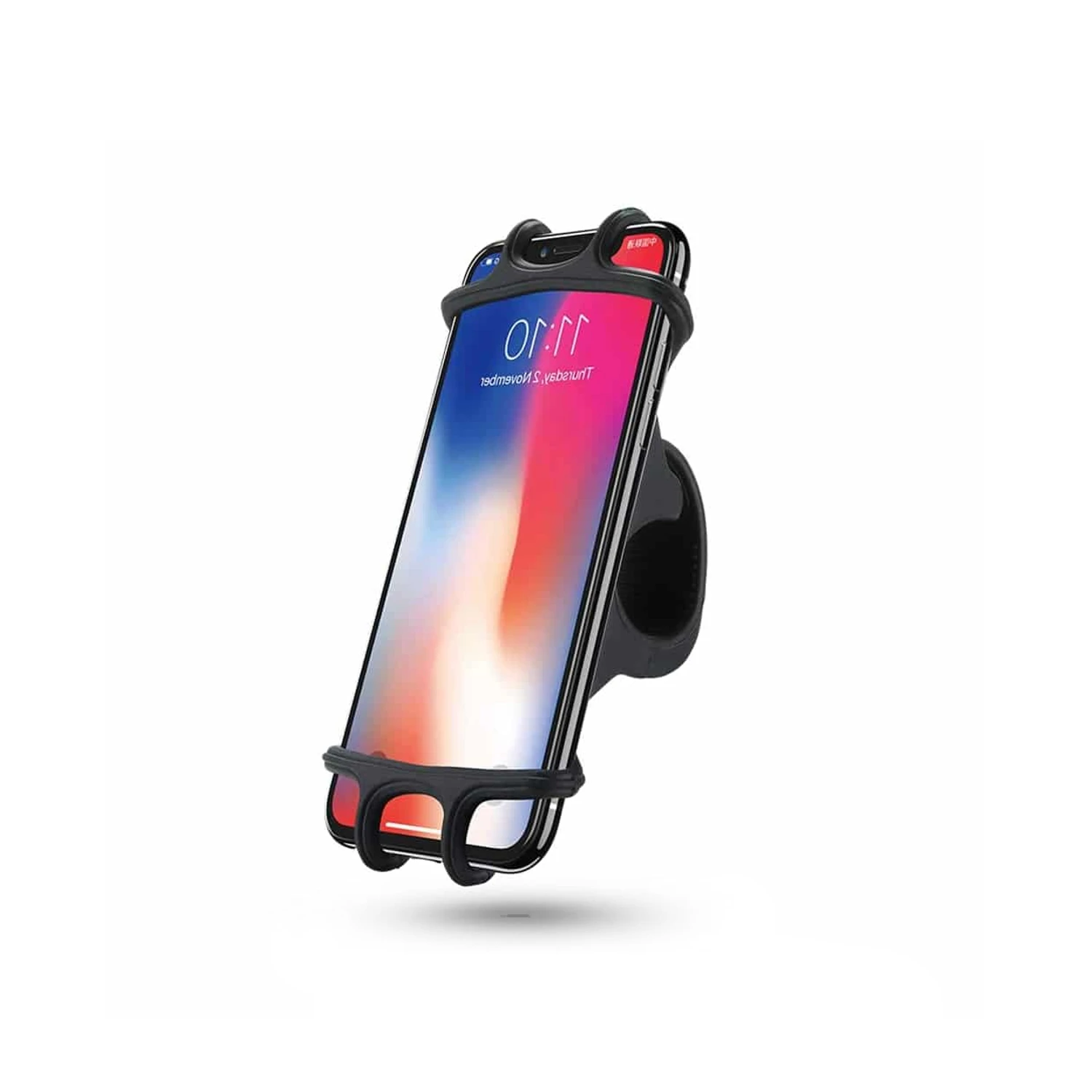 Support Smartphone Pour Vélo Avec Bandes En Silicone 3 Support Smartphone Pour Vélo Avec Bandes En Silicone