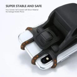 Support Smartphone Pour Vélo Avec Bandes En Silicone 7 Support Smartphone Pour Vélo Avec Bandes En Silicone -Monde Electronique Support telephone velo ZOESON stable et securise