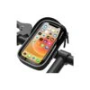 Support Téléphone Vélo étanche -Monde Electronique Support telephone velo etanche noir