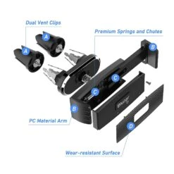 Support Téléphone Voiture Rotatif 7 Support Téléphone Voiture Rotatif -Monde Electronique Support telephone voiture Blukar caracteristiques