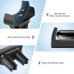 Support Téléphone Voiture Rotatif 8 Support Téléphone Voiture Rotatif -Monde Electronique Support telephone voiture Blukar design ergonomique