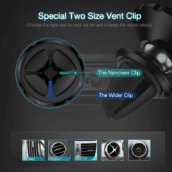 Support Smartphone Magnétique Sur Grille D’Aération -Monde Electronique Support telephone voiture Cafele aeration