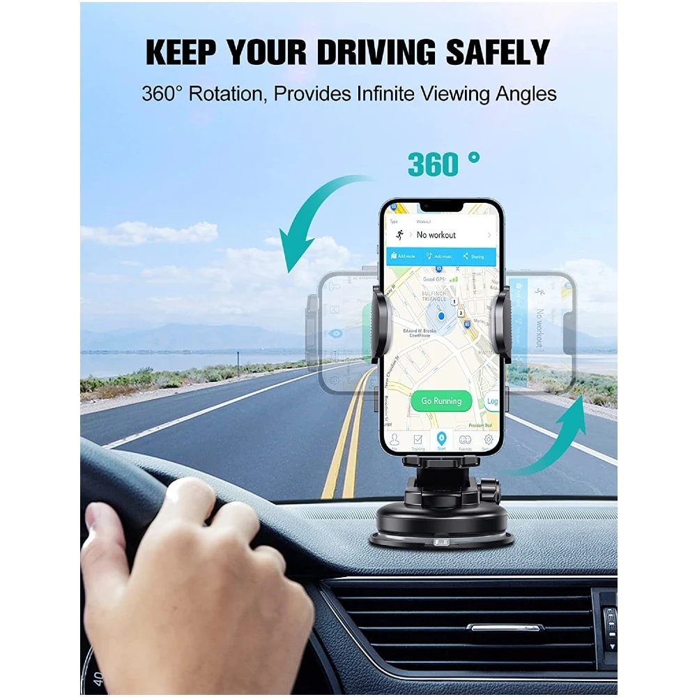 Support Téléphone Voiture Ventouse Tableau De Bord 6 Support Téléphone Voiture Ventouse Tableau De Bord – Image 4