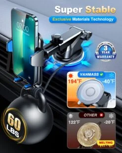 Support Téléphone Haute Qualité Pour Voitures -Monde Electronique Support telephone voiture Haut de Gamme resistant