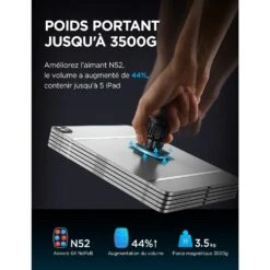 Support Téléphone Magnétique Pour Voiture 9 Support Téléphone Magnétique Pour Voiture -Monde Electronique Support telephone voiture LISEN puissant