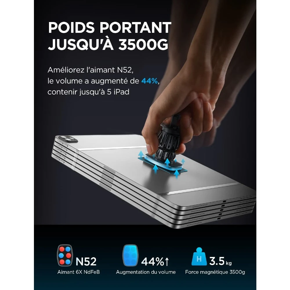 Support Téléphone Magnétique Pour Voiture 6 Support Téléphone Magnétique Pour Voiture – Image 4