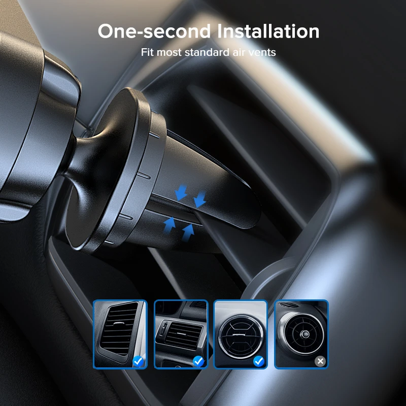 Support Téléphone Voiture Gravité Grille D’Aération 8 Support Téléphone Voiture Gravité Grille D’Aération – Image 6