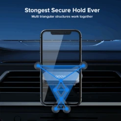 Support Téléphone Voiture Gravité Grille D’Aération 13 Support Téléphone Voiture Gravité Grille D’Aération -Monde Electronique Support telephone voiture SLAMOS maintient fort