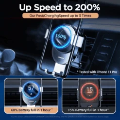 Support Téléphone Voiture Rechargeable 9 Support Téléphone Voiture Rechargeable -Monde Electronique Support telephone voiture charge rapide