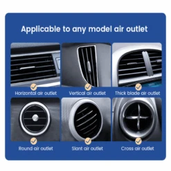 Support Téléphone Voiture Gravité -Monde Electronique Support telephone voiture gravite aeration