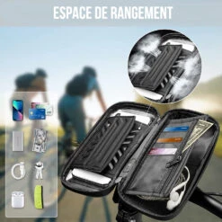 Support Vélo Téléphone Portable -Monde Electronique Support velo telephone portable Vitalismo rangement