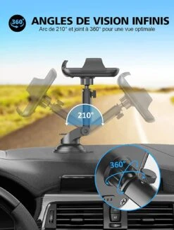 Support Voiture Ventouse Fixation Extra Forte 11 Support Voiture Ventouse Fixation Extra Forte -Monde Electronique Support voiture ventouse fixation angle