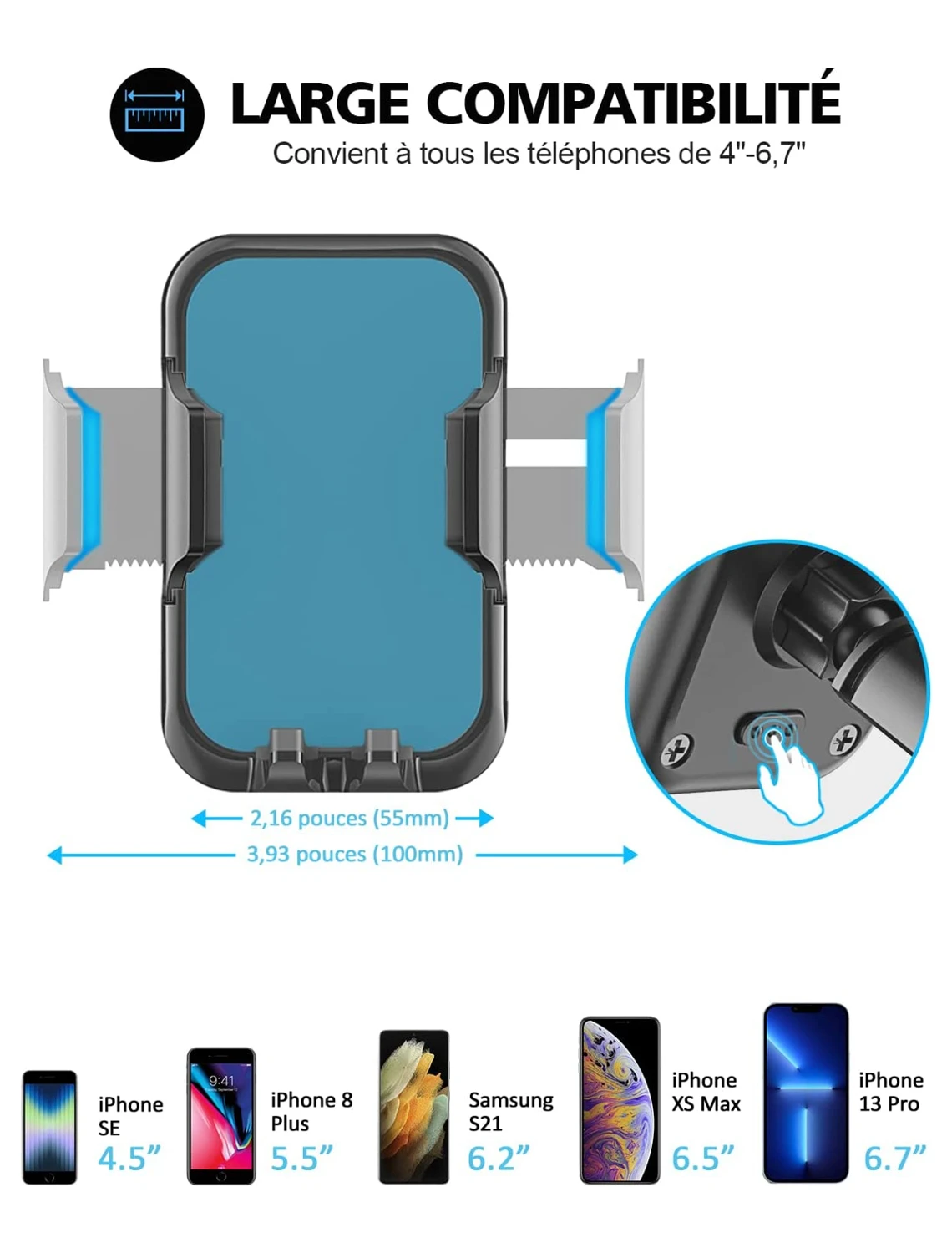 Support Voiture Ventouse Fixation Extra Forte 8 Support Voiture Ventouse Fixation Extra Forte – Image 6