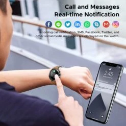 Montre Connectée Design Homme -Monde Electronique Taozook Smart Watch notifications