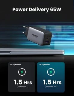 Chargeur Rapide 65W -Monde Electronique Ugreen Nexode 65W Power Delivery