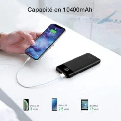 Batterie Externe Charmast 10000mAh -Monde Electronique batterie externe 10000mAh charmast capacite
