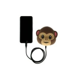 Batterie Externe Singe -Monde Electronique batterie externe emoji singe smartphone