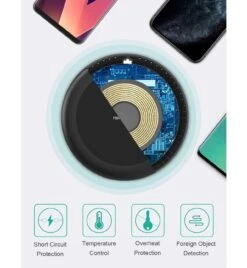 Chargeur Induction Fast -Monde Electronique chargeur induction 15 w hevanto protection