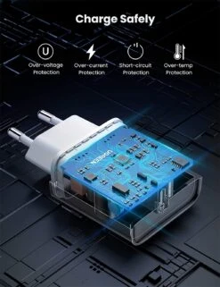 Chargeur Power Delivery 3.0 9 Chargeur Power Delivery 3.0 -Monde Electronique chargeur rapide 3.0 PD Ugreen securite