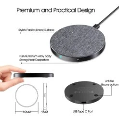 Chargeur Sans Fil Universel -Monde Electronique chargeur sans fil universel compacte