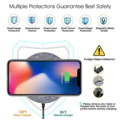 Chargeur Sans Fil Universel -Monde Electronique chargeur sans fil universel securite