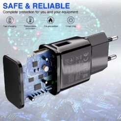 Chargeur Téléphone USB-C 18 Chargeur Téléphone USB-C -Monde Electronique chargeur telephone usb c safe