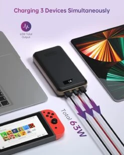 Batterie Externe 27000mAh Imuto 13 Batterie Externe 27000mAh Imuto -Monde Electronique imuto 27000mAh charge 4 appareils