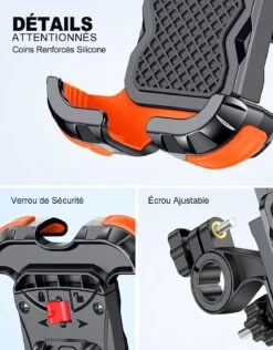 Maintien Téléphone Vélo -Monde Electronique maintien telephone velo details