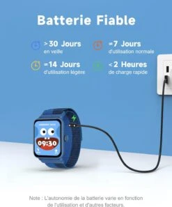 Montre Connectée Bluetooth Pour Enfant -Monde Electronique montre bluetooth enfant batterie
