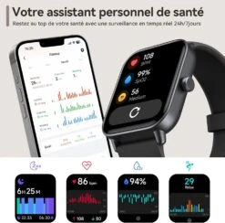 Montre Connectée Performante -Monde Electronique montre connectee 100 euro suivi sante