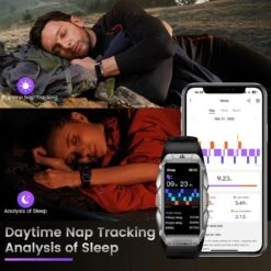 Montre Connectée Ultra Grande Autonomie -Monde Electronique montre connectee autonomie 30 jours sommeil