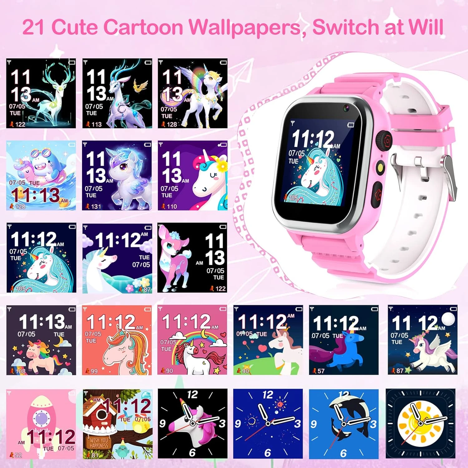 Montre Connectée Avec Jeux 8 Montre Connectée Avec Jeux – Image 6