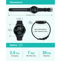 Montre Connectée Cadran Personnalisable -Monde Electronique montre connectee avec photo fond decran dimensions