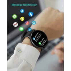 Montre Connectée Cadran Personnalisable -Monde Electronique montre connectee avec photo fond decran notifications