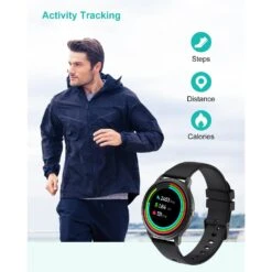 Montre Connectée Cadran Personnalisable -Monde Electronique montre connectee avec photo fond decran tracking