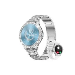 Montre Connectée Bijou Femme -Monde Electronique montre connectee bijou femme argent