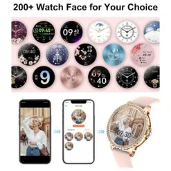 Montre Connectée Bijou Femme -Monde Electronique montre connectee bijou femme cadrans