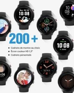 Montre Connectée Intelligente Sport Santé 13 Montre Connectée Intelligente Sport Santé -Monde Electronique montre connectee compatible samsung a13 personnalisable