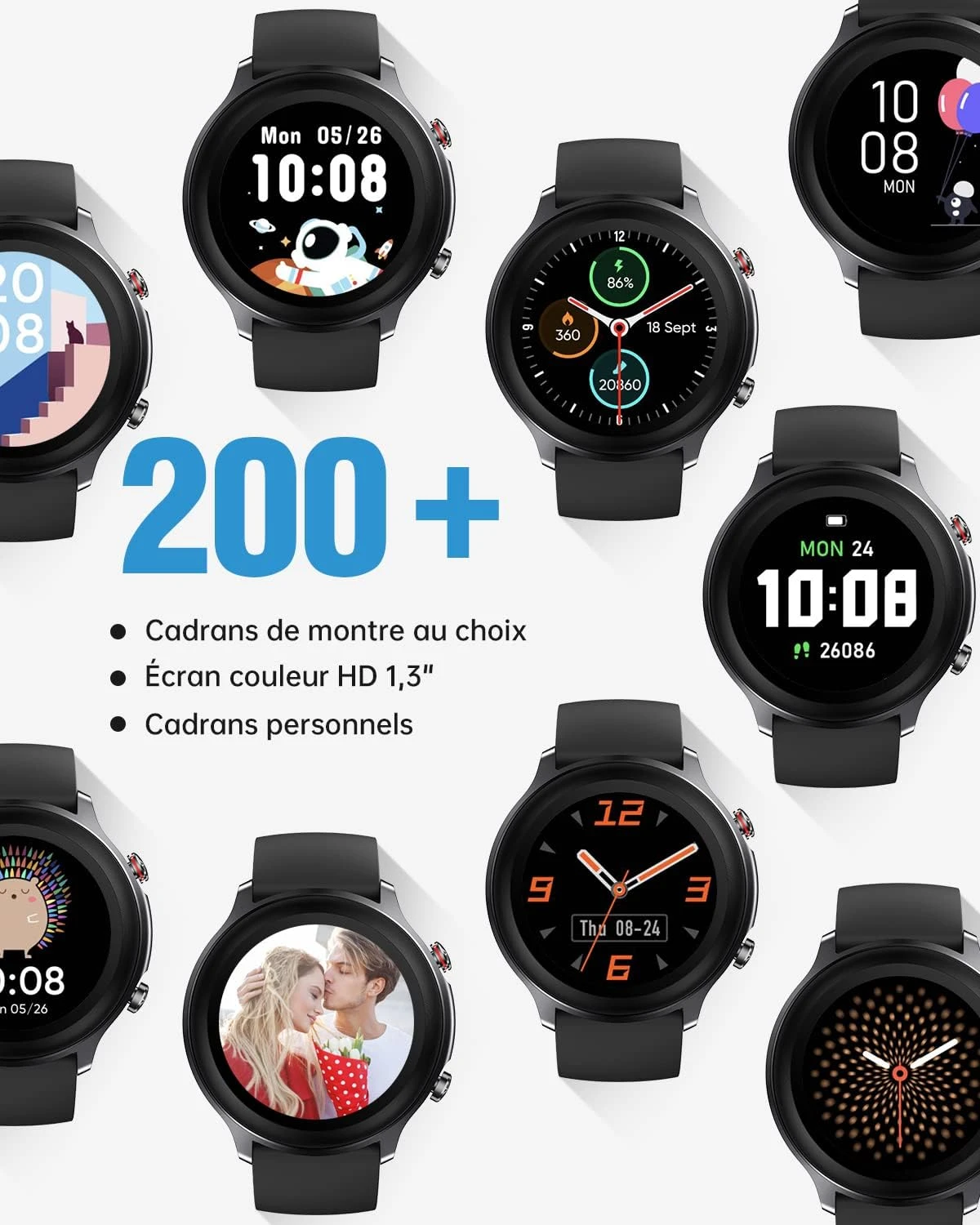 Montre Connectée Intelligente Sport Santé 8 Montre Connectée Intelligente Sport Santé – Image 6