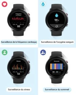 Montre Connectée Intelligente Sport Santé 12 Montre Connectée Intelligente Sport Santé -Monde Electronique montre connectee compatible samsung a13 suivi sommeil