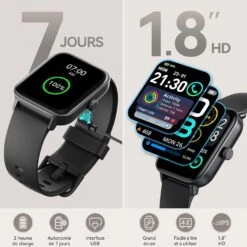 Montre Connectée Polyvalente HD 11 Montre Connectée Polyvalente HD -Monde Electronique montre connectee compatible samsung a51 autonomie