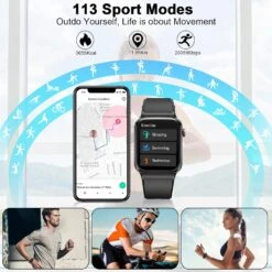 Montre Connectée Moniteur Homme 14 Montre Connectée Moniteur Homme -Monde Electronique montre connectee compatible samsung homme modes sport