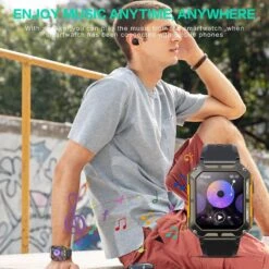 Montre Connectée Chantier Résistante -Monde Electronique montre connectee de chantier music