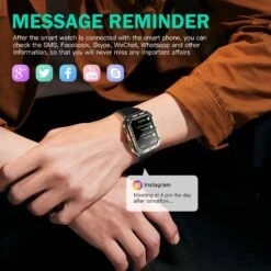 Montre Connectée Chantier Résistante -Monde Electronique montre connectee de chantier rappels