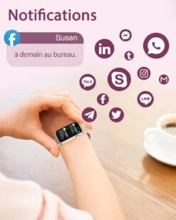 Montre Connectée Discrète Femme 15 Montre Connectée Discrète Femme -Monde Electronique montre connectee discrete femme notifications