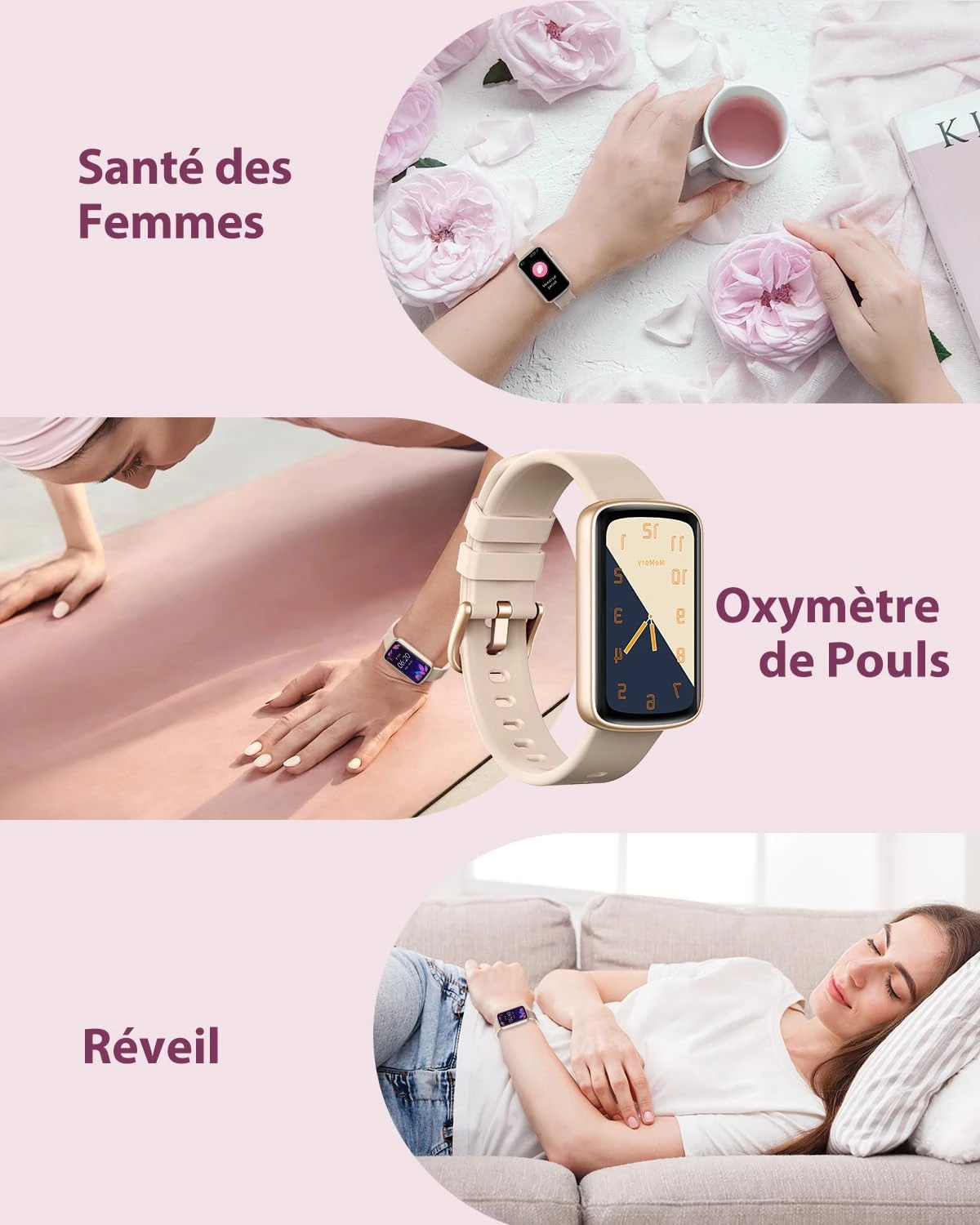 Montre Connectée Discrète Femme 5 Montre Connectée Discrète Femme – Image 3