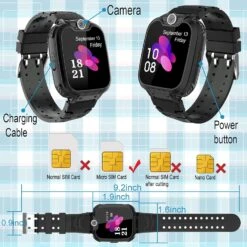 Montre Connectée Enfance -Monde Electronique montre connectee enfance SIM