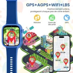 Montre Connectée Enfant 4G -Monde Electronique montre connectee enfant 4g gps